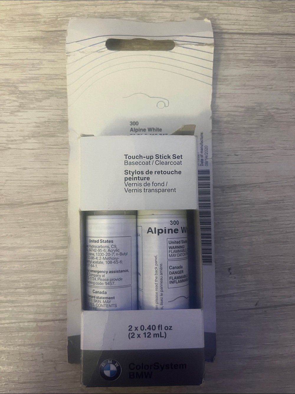 BMW touch-up paint